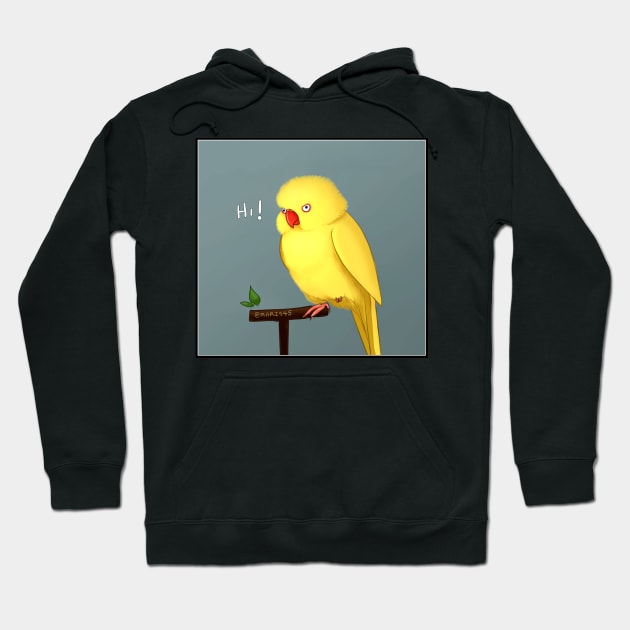 Yellow Bird Hoodie by Mari945